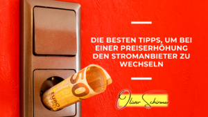 Wechsel Stromanbieter bei Preiserhöhung