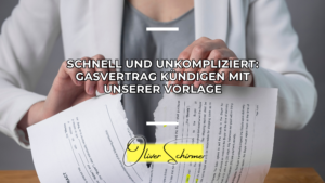 gasvertrag kündigen vorlage